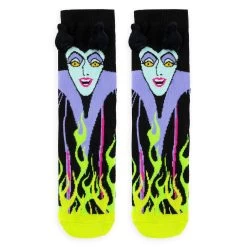 Disney Parks Socks With Character - Adult - Maleficent The Dragon Queen
