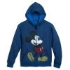 Disney Child's Hoodie - Mickey Mouse Silhouette Zip Hoodie - Navy