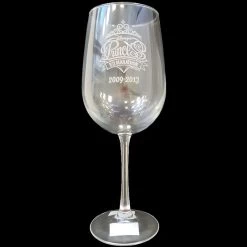 Disney Wine Glass - RunDisney 2013 Princess Half Marathon - 9"