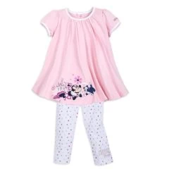 Disney Infant Top & Leggings Set - Minnie Mouse Figaro & Fantasyland Castle
