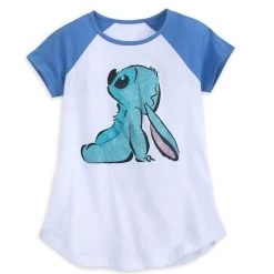 Disney Girls Raglan Shirt - Glitter Stitch