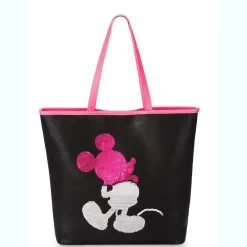 Disney Parks Loungefly Tote Bag - Mickey Mouse - Reversible Sequin - Imagination Pink -Wonder Wear Shop 75723 4s