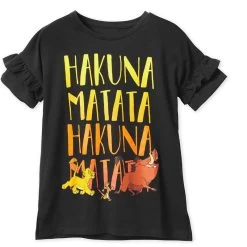 Disney Girls Shirt - The Lion King Hakuna Matata