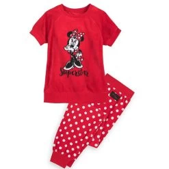 Disney Girls Pajama Set - Minnie Mouse - Velour