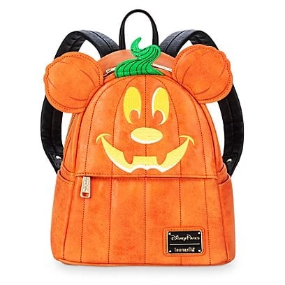Disney Parks Loungefly Mini Backpack - Pumpkin Mickey Mouse 1 Disney Parks Loungefly Mini Backpack - Pumpkin Mickey Mouse