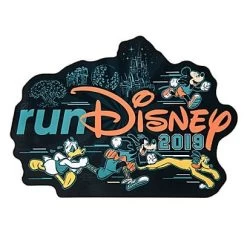 Disney Car Magnet - RunDisney 2019 Mickey And Friends