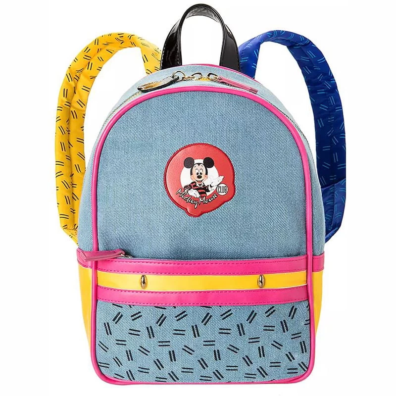 Disney Danielle Nicole Bag - The Mickey Mouse Club - Denim Mini Backpack 1 Disney Danielle Nicole Bag - The Mickey Mouse Club - Denim Mini Backpack