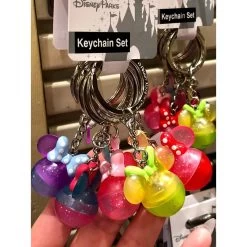 Disney Keychain Keyring Set - Minnie Icons