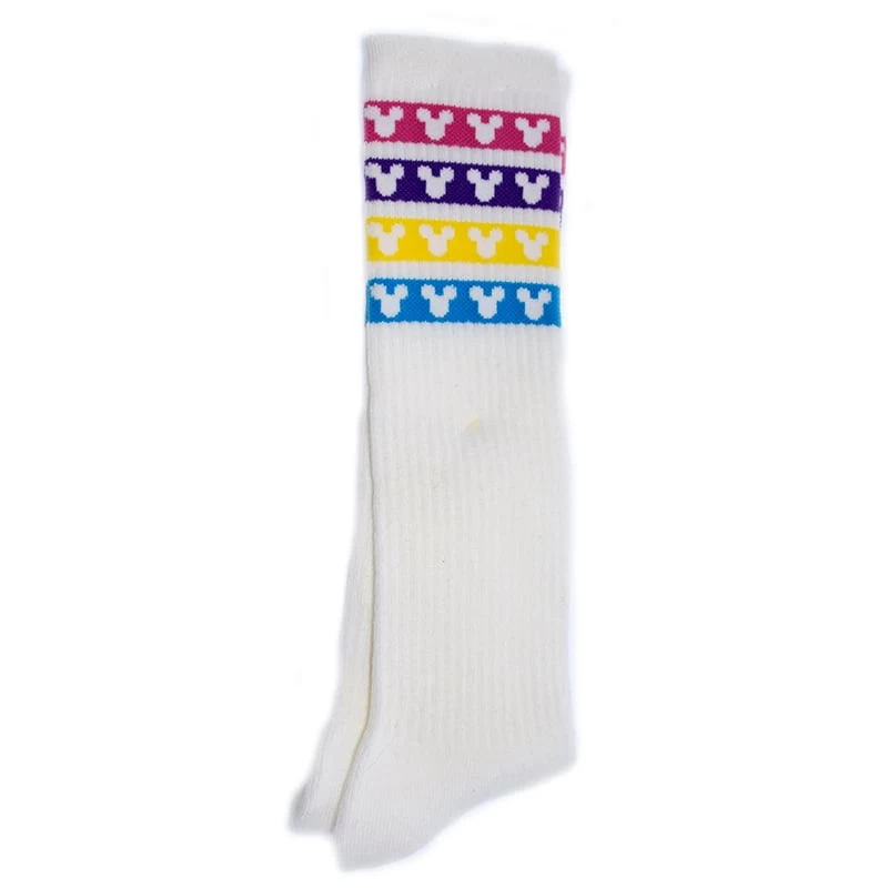 Disney Youth Socks - Rainbow Mickey Icons 1 Disney Youth Socks - Rainbow Mickey Icons