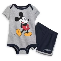 Disney Bodysuit & Shorts Set For Baby - Mickey Mouse Walt Disney World