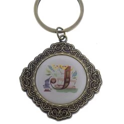Disney Keychain Keyring - ABC Disney Letters - J Is For Jungle Cruise