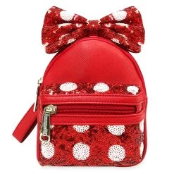 Disney Parks Loungefly Wristlet Bag - Minnie Mouse Bow - Polka Dots