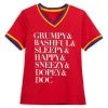Disney Women's Shirt - Seven Dwarfs Soccer