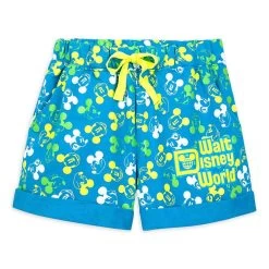 Disney Women's Shorts - Mickey Mouse - Neon