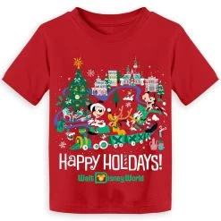Disney TODDLER Shirt - Walt Disney World Mickey And Pals Holiday Tee
