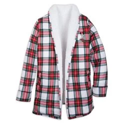 Disney Women's Sherpa Cardigan - Minnie Mouse - Holiday