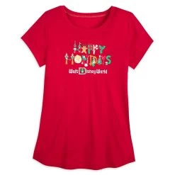 Disney Ladies Shirt - Walt Disney World Happy Holidays