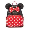 Disney Parks Loungefly Mini Backpack - Minnie Mouse Sequin And Polka Dot