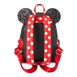 Disney Parks Loungefly Mini Backpack - Minnie Mouse Sequin And Polka Dot -Wonder Wear Shop 88642 3
