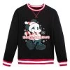 Disney Adult Sweatshirt - Disney World Santa Mickey Ringer