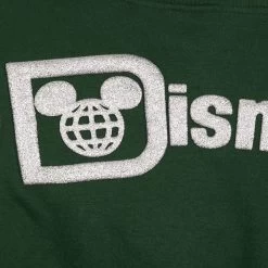 Disney Adult Spirit Jersey - Fuzzy Fleece Forest Green Mickey -Wonder Wear Shop 90332s4