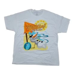 Disney Adult Shirt - FROZEN - Olaf - Chillin In The Sunshine - XL
