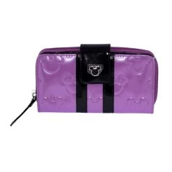 Disney Parks Loungefly Wallet - Embossed - Minnie Loves Mickey - Purple