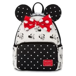 Disney Parks Loungefly Mini Backpack - Minnie Mouse Polka Dot