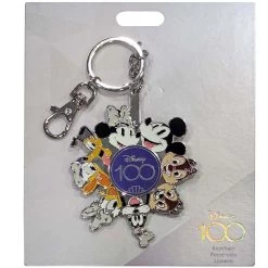 Disney Keychain - Disney100 Mickey And Friends Spinner