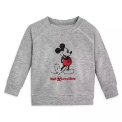 Disney Sweatshirt For Baby - Classic Mickey Mouse - Gray