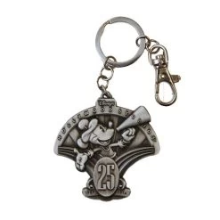 Disney Keychain Keyring - Hollywood Studios 25th Anniversary