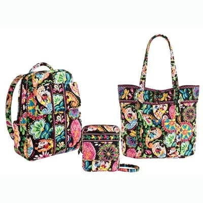 Disney Vera Bradley Bag - Midnight With Mickey - Black Tote 3 Disney Vera Bradley Bag - Midnight With Mickey - Black Tote - Image 3